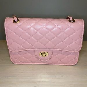 Pink Quilted Purse